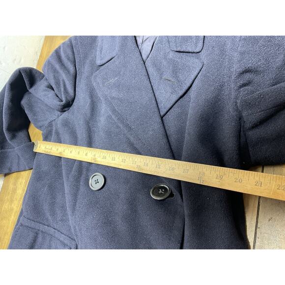 Oxxford Clothes Khyber Cashmere Blue 3 Button Traveler Vented Overcoat - Picture 10 of 13
